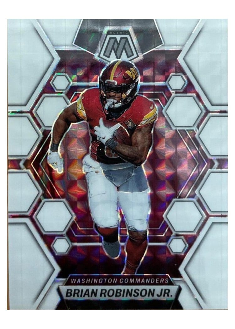 2023 Panini Mosaic Base Set Brian Robinson Jr. White #244 card