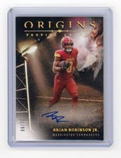 2024 Panini Origins Proving Ground Signatures Brian Robinson Jr. #PGS-BRJ card