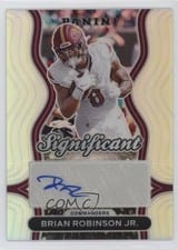 2024 Panini Prizm Significant Signatures Brian Robinson Jr. #SS-BRJ card