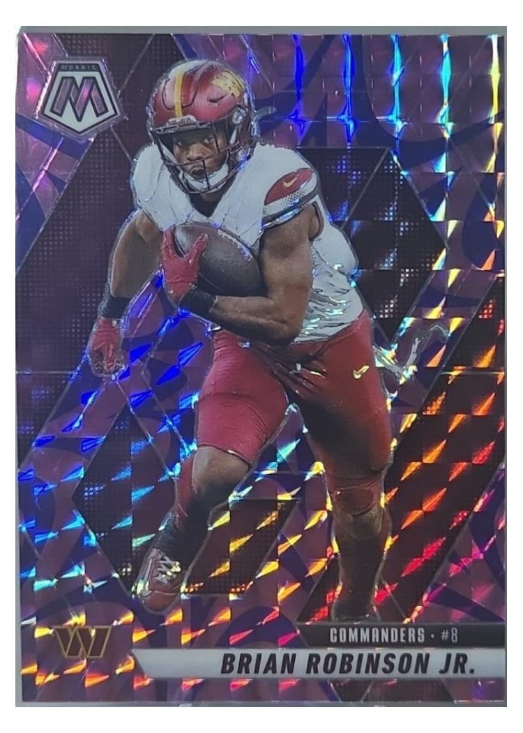 2025 Panini Mosaic Base Set Brian Robinson Jr. #143 card