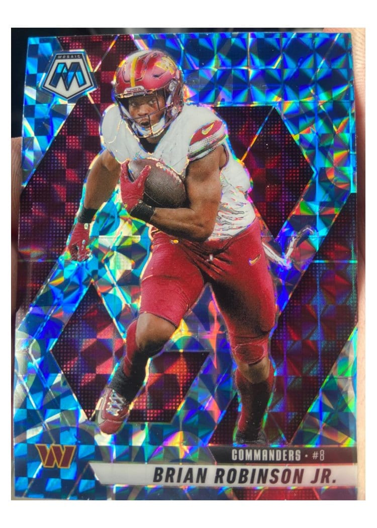 2025 Panini Mosaic Base Set Brian Robinson Jr. #143 card