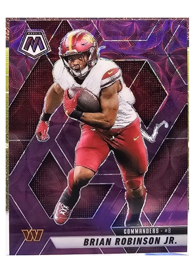 2025 Panini Mosaic Base Set Brian Robinson Jr. #143 card