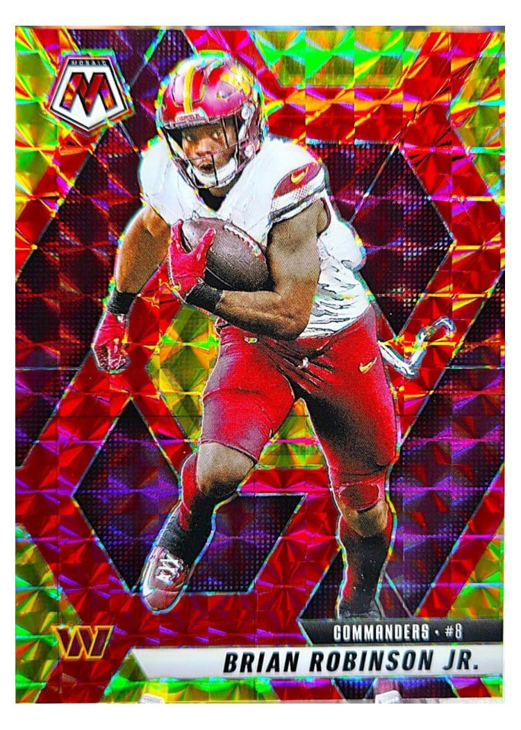 2025 Panini Mosaic Base Set Brian Robinson Jr. #143 card