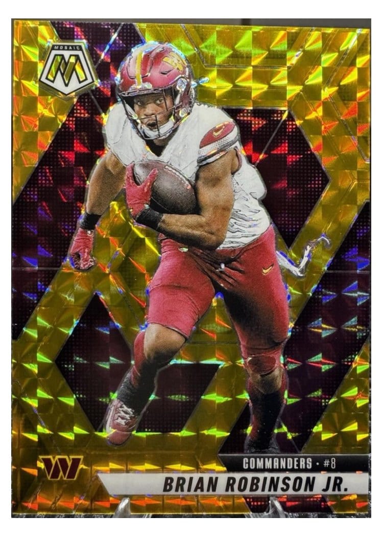 2025 Panini Mosaic Base Set Brian Robinson Jr. #143 card