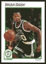 1991-92 Hoops Base Set Brian Shaw #17 card