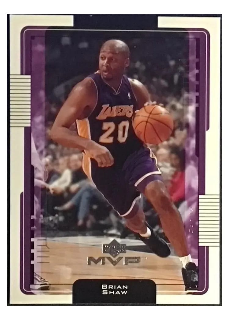 2001 Upper Deck MVP Brian Shaw #84 card