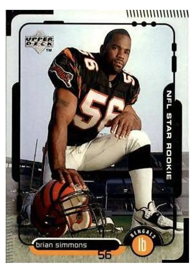 1998 Upper Deck Brian Simmons #15 card