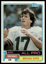 1981 Topps Brian Sipe #350 card