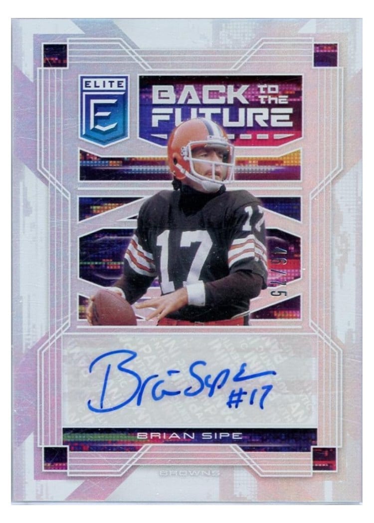2021 Donruss Elite Back to the Future Signatures Brian Sipe #BF-BS card