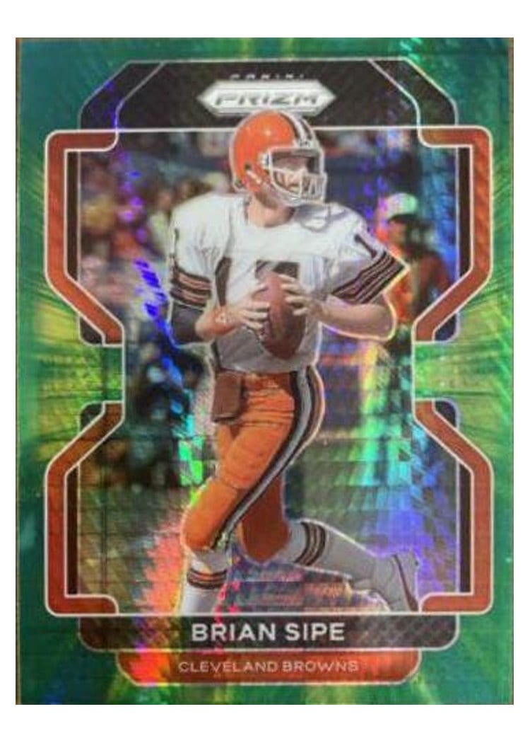 2021 Panini Prizm Base Set Brian Sipe Green Prizm #268 card