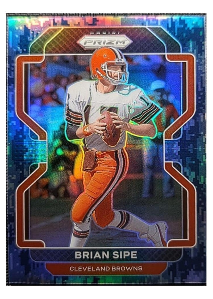 2021 Panini Prizm Base Set Brian Sipe Navy Camo Prizm #268 card