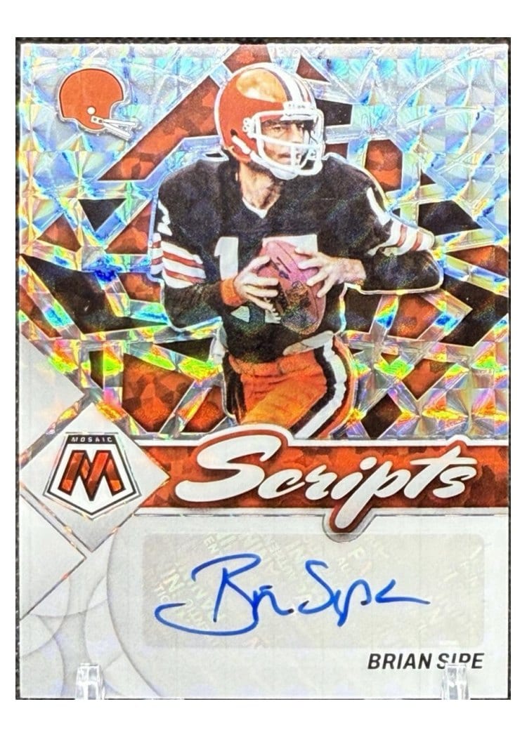 2022 Panini Mosaic Scripts Brian Sipe #S-BS card