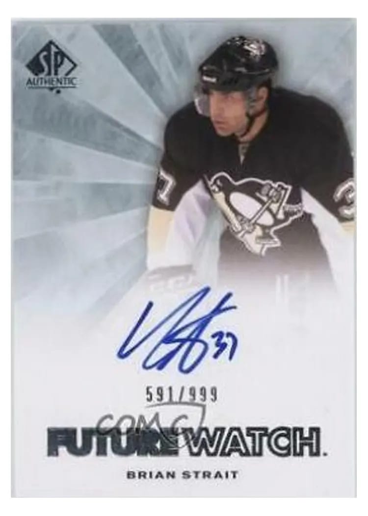 2011 SP Authentic Brian Strait Autograph #277 card