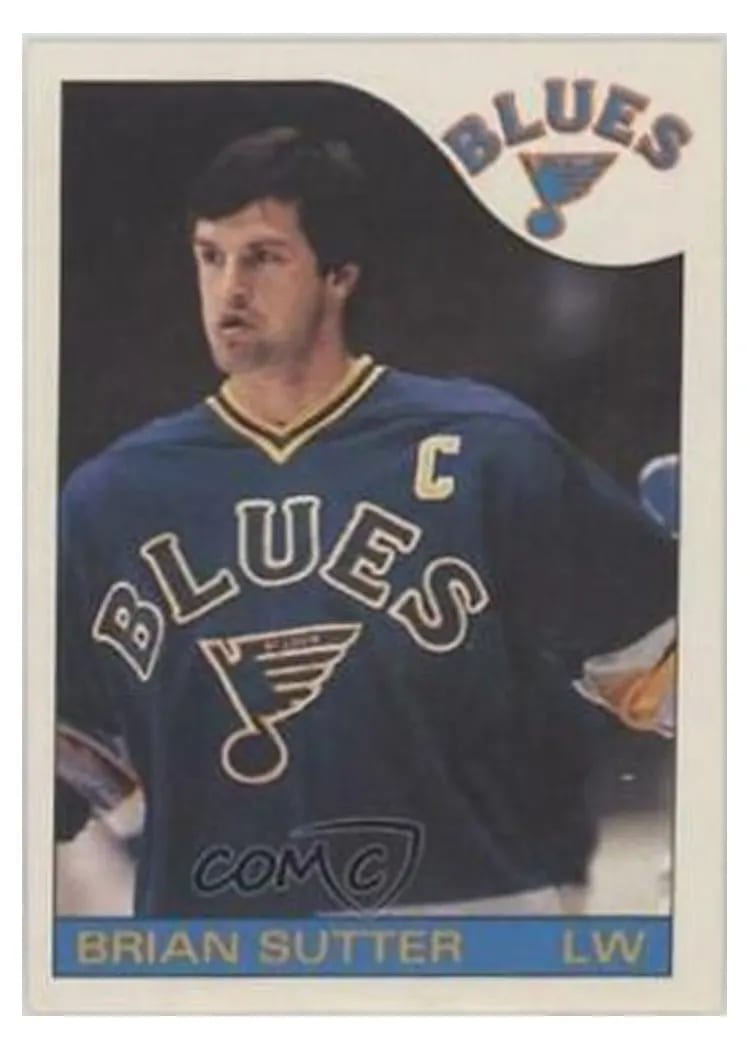 1985 O-Pee-Chee Brian Sutter #135 card