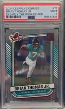2024 Clearly Donruss The Rookies Brian Thomas Jr. #12 card