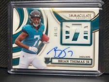 2024 Panini Flawless Rookie Patch Autographs Brian Thomas Jr. #3 card