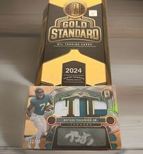 2024 Panini Gold Standard Rookie Jersey Autographs Brian Thomas Jr. #203