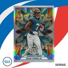 2024 Panini Mosaic Stained Glass Brian Thomas Jr. #SG-14 card