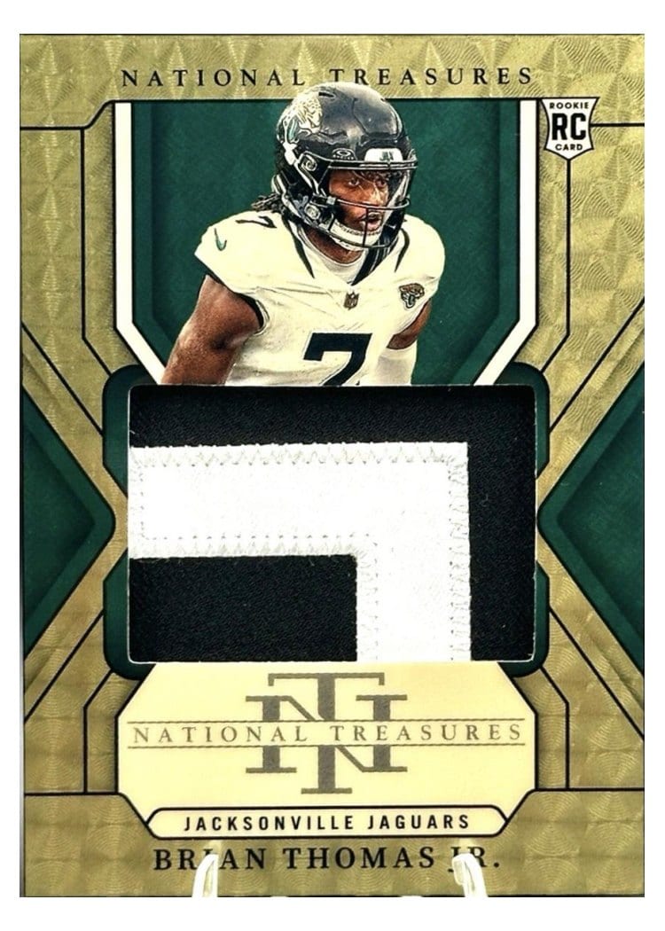2024 Panini National Treasures Base Set Brian Thomas Jr. #217 card