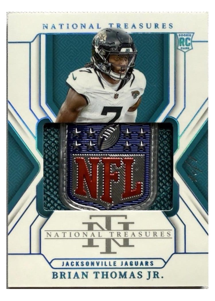 2024 Panini National Treasures Base Set Brian Thomas Jr. #217 card