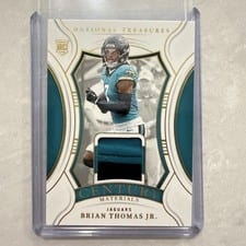 2024 Panini National Treasures Treasured Rookies Brian Thomas Jr. #15 card