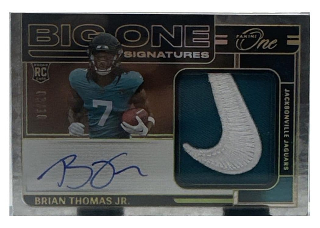 2024 Panini One Big One Signatures Brian Thomas Jr. #218 card