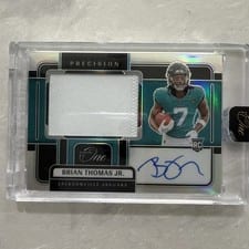 2024 Panini One Precision Rookie Patch Autographs Brian Thomas Jr. #303 card