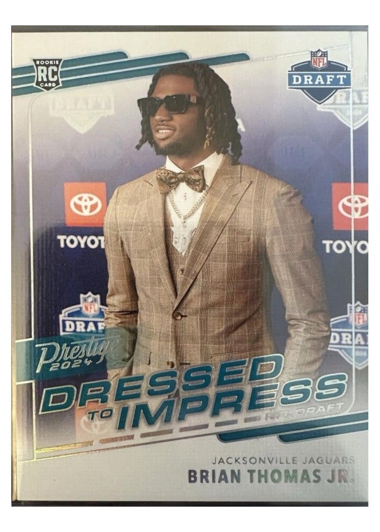 2024 Panini Prestige Dress to Impress NFL Draft Brian Thomas Jr. #DTI-BTJ card