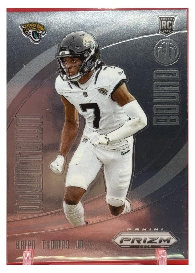 2024 Panini Prizm Deca Downtown Bound Brian Thomas Jr. #11 card