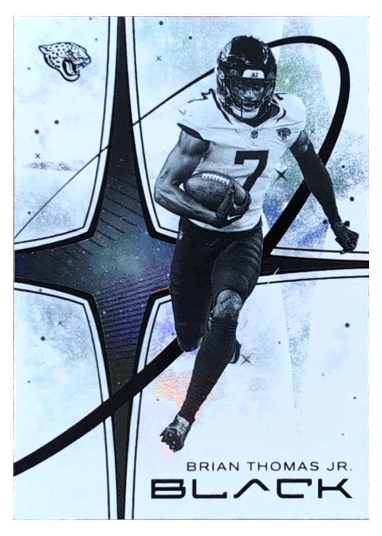 2025 Panini Black White Night Brian Thomas Jr. #5 card