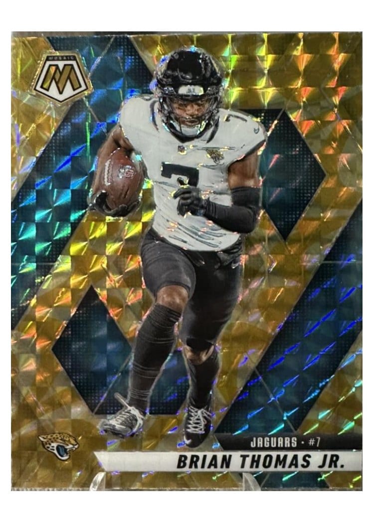 2025 Panini Mosaic Base Set Brian Thomas Jr. #108 card