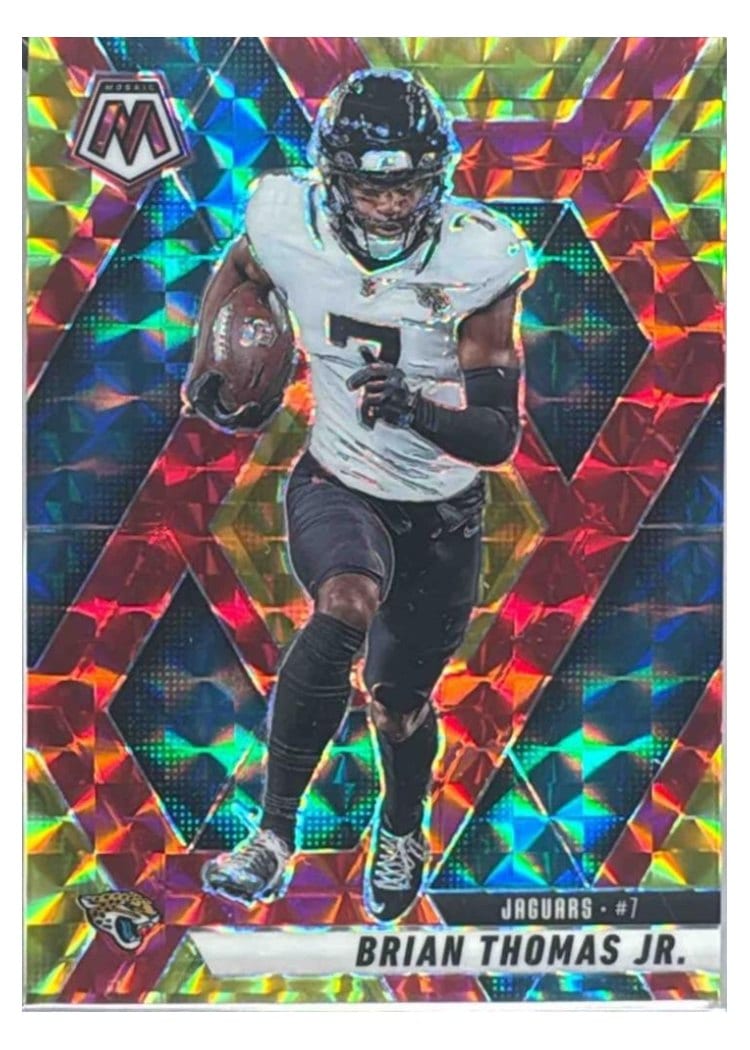 2025 Panini Mosaic Base Set Brian Thomas Jr. #108 card