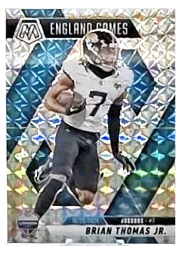 2025 Panini Mosaic Base Set Brian Thomas Jr. #256 card