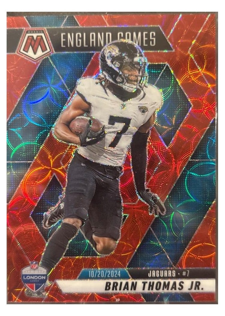 2025 Panini Mosaic Base Set Brian Thomas Jr. #256 card