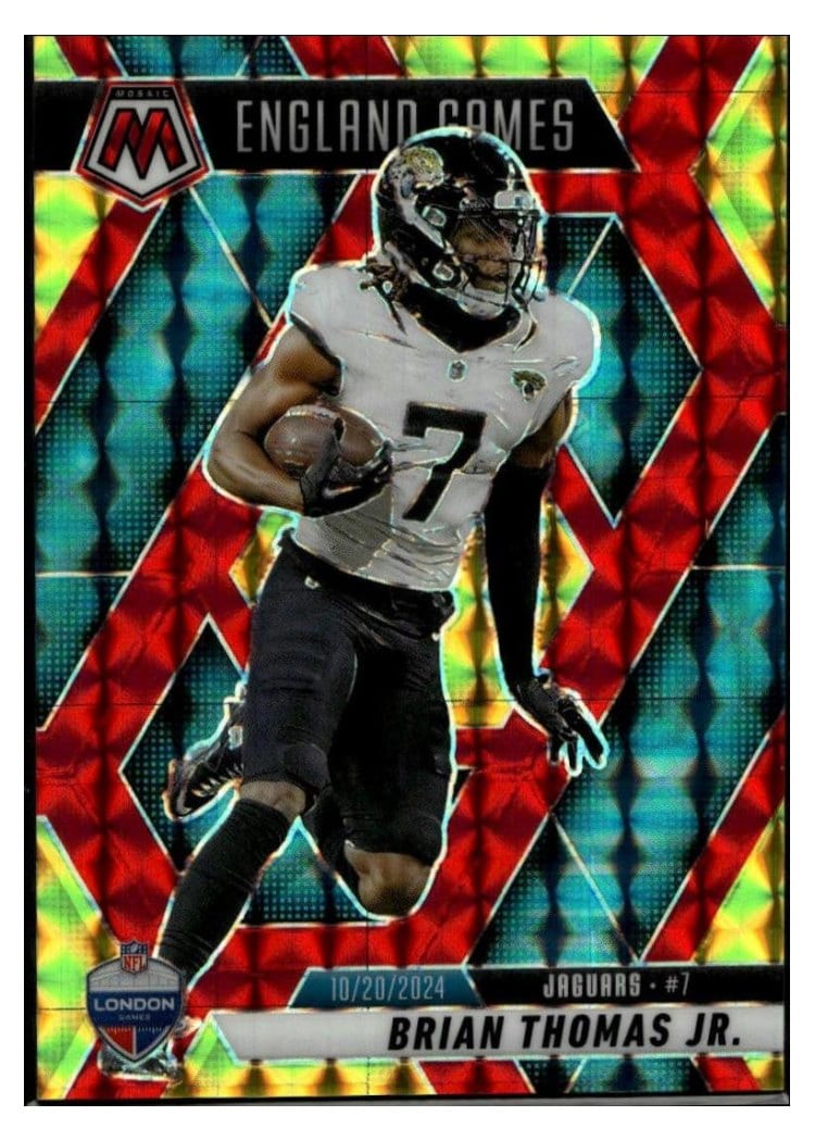 2025 Panini Mosaic Base Set Brian Thomas Jr. #256 card