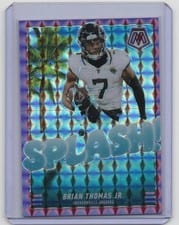 2025 Panini Mosaic Splash Mosaic Brian Thomas Jr. #4 card
