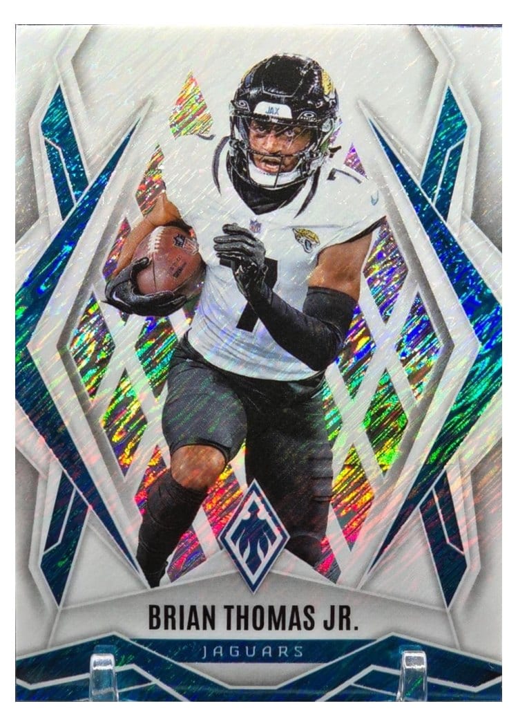 2025 Panini Phoenix Base Set Brian Thomas Jr. White Shimmer #99 card