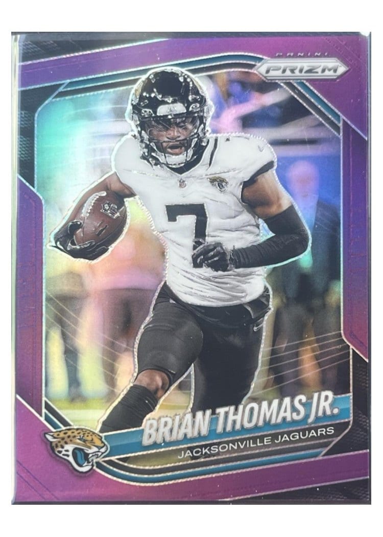2025 Panini Prizm Base Set Brian Thomas Jr. Purple #2 card