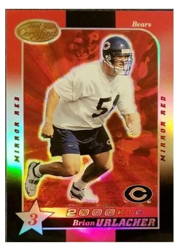 2000 Leaf Certified Brian Urlacher #157 card