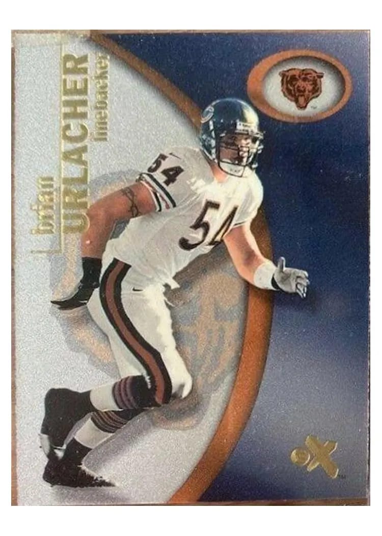 2001 Fleer E X Brian Urlacher #51 card