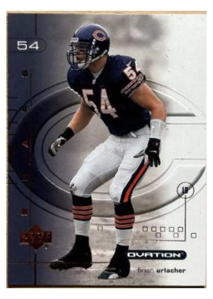 2001 Upper Deck Ovation Brian Urlacher #18 card