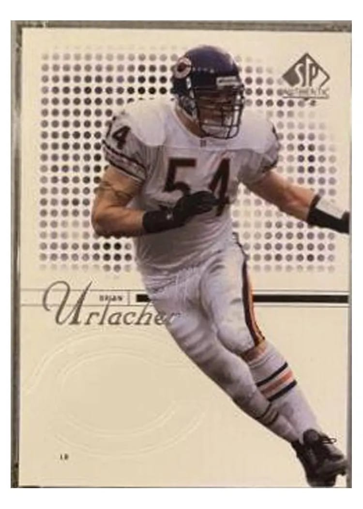 2002 SP Authentic Brian Urlacher #20 card