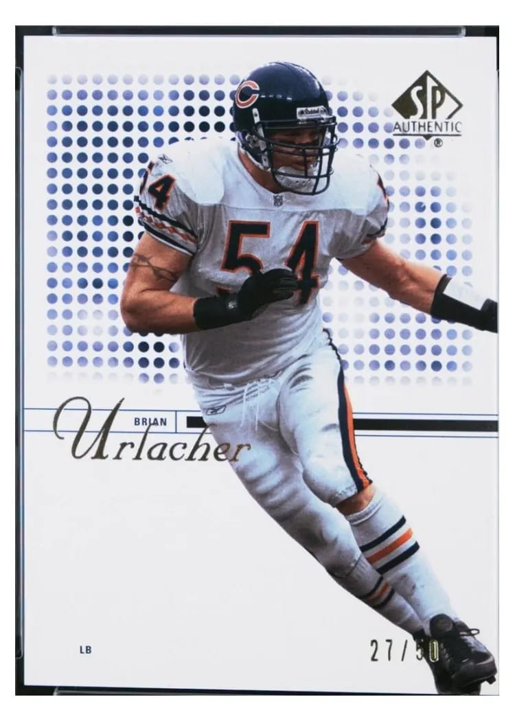 2002 SP Authentic Brian Urlacher #20 card