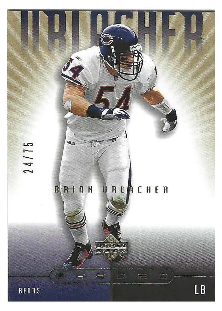 2002 Upper Deck Graded Brian Urlacher #16 card