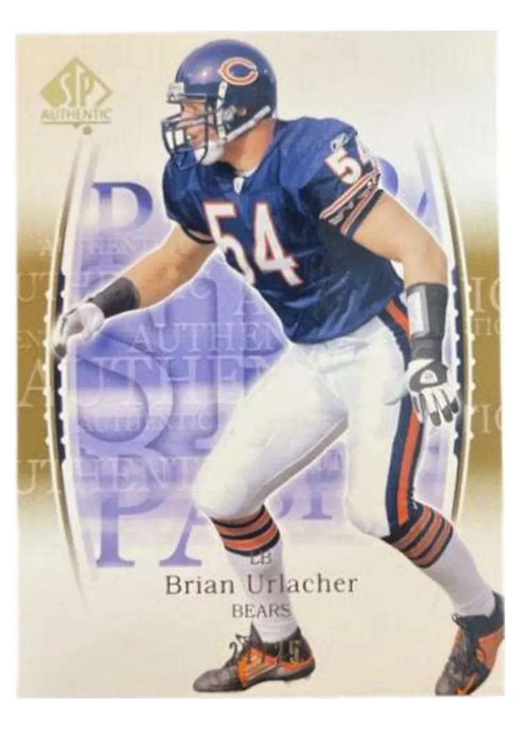 2003 SP Authentic Brian Urlacher #54 card