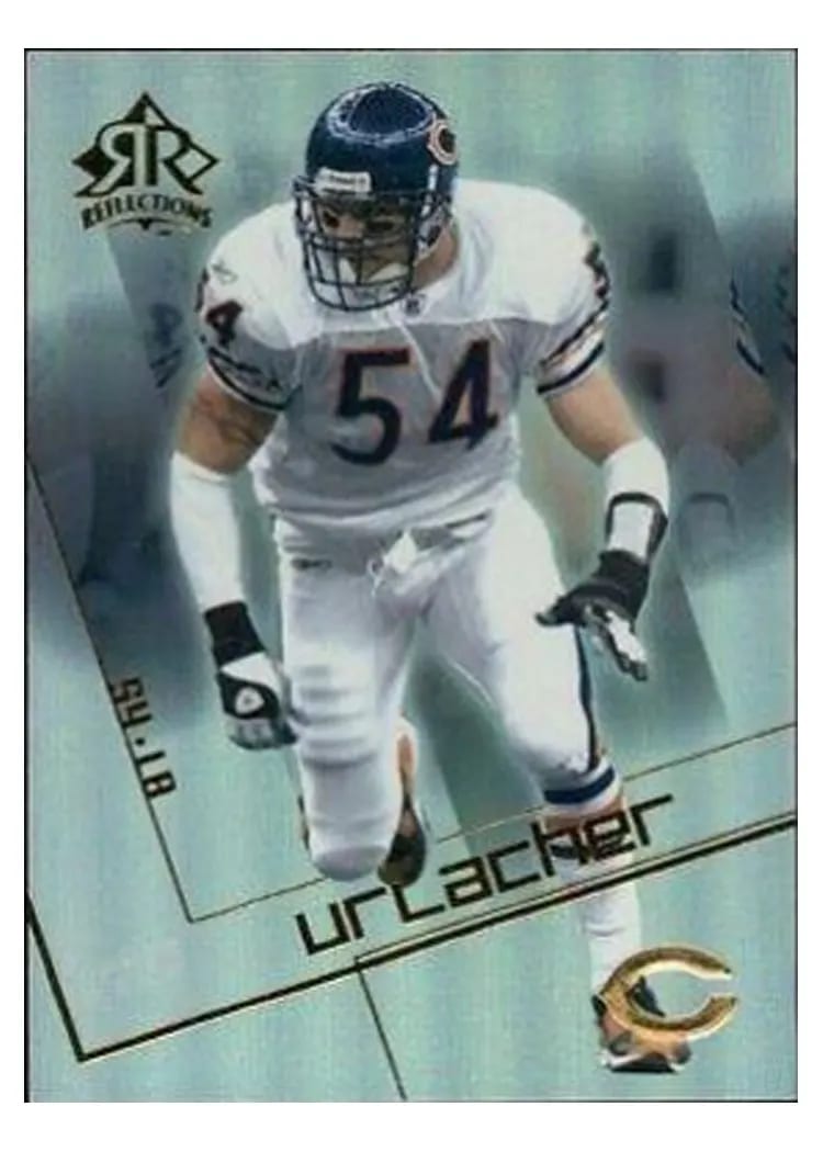2004 Upper Deck Reflections Brian Urlacher #17 card