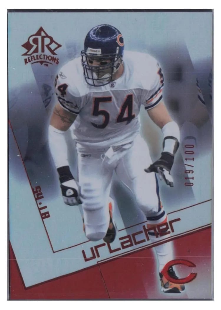 2004 Upper Deck Reflections Brian Urlacher #17 card
