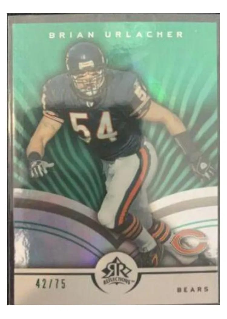 2005 Upper Deck Reflections Brian Urlacher #18 card