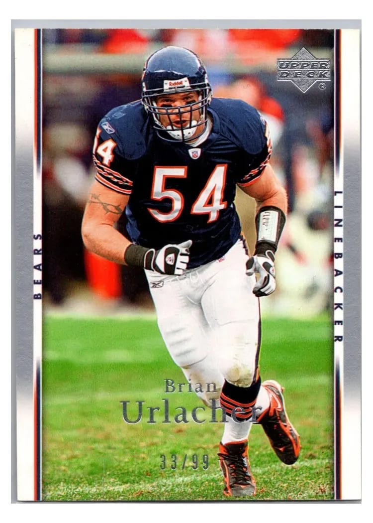 2007 Upper Deck Brian Urlacher #34 card