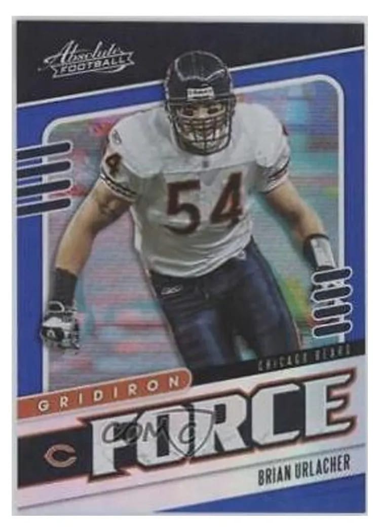 2019 Panini Absolute Gridiron Force Brian Urlacher #9 card